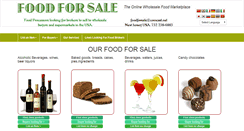 Desktop Screenshot of foodforsale.com