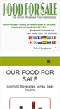 Mobile Screenshot of foodforsale.com